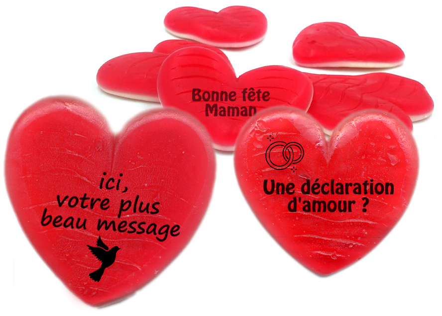 Ces bonbons affichent des messages flous pour la Saint Valentin